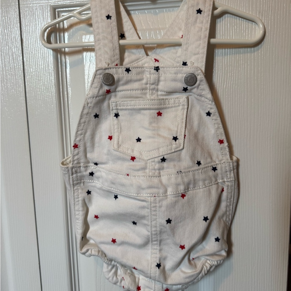 Star-Patterned Kids Overalls old navy